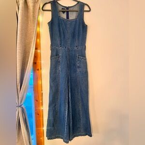 Gap Denim flare/wide leg Jumpsuit